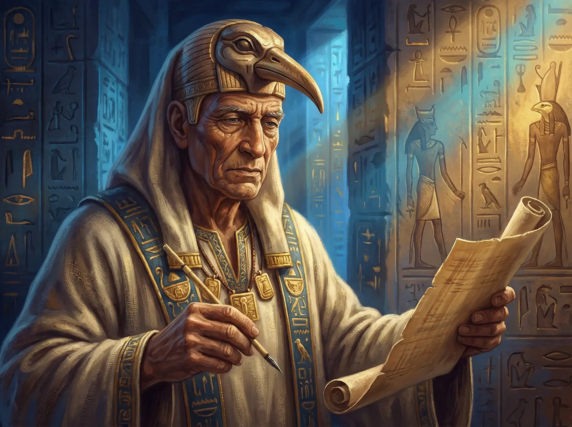 幸运刮刮乐 - 大祭司智慧神托特