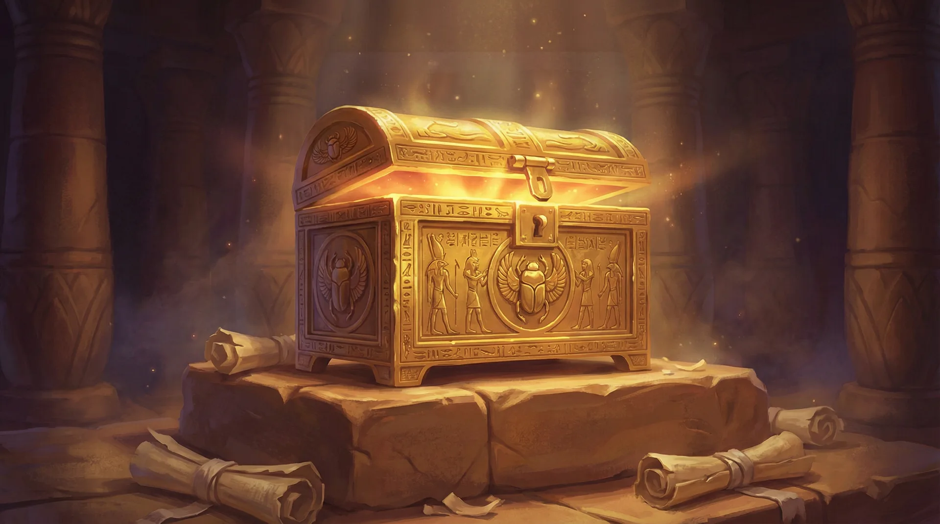 幸运刮刮乐 - 神庙黄金宝箱意见箱